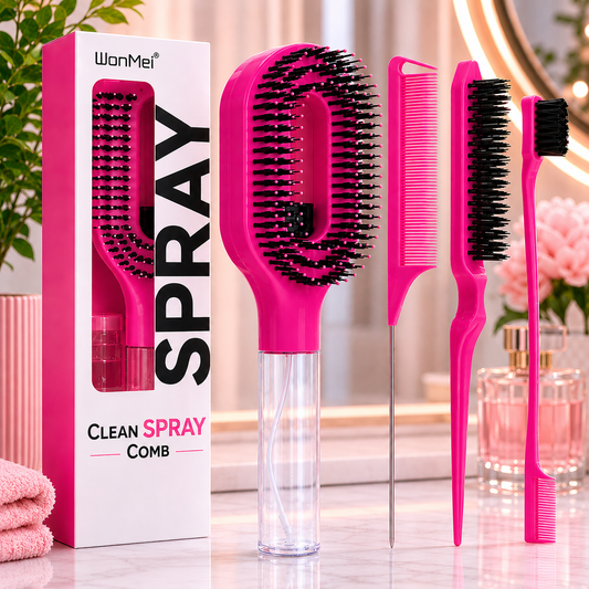 2-in-1 Spray Hair Brush