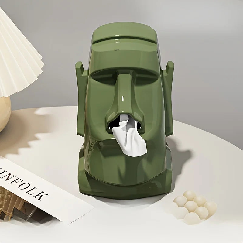 Tissue Box Stone Figure
