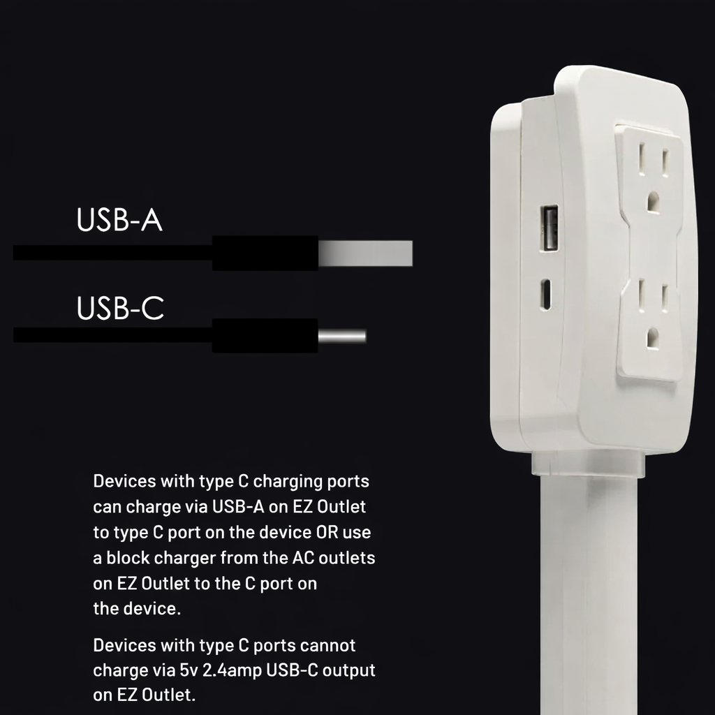 Power Socket Expander 2 Sockets 180°