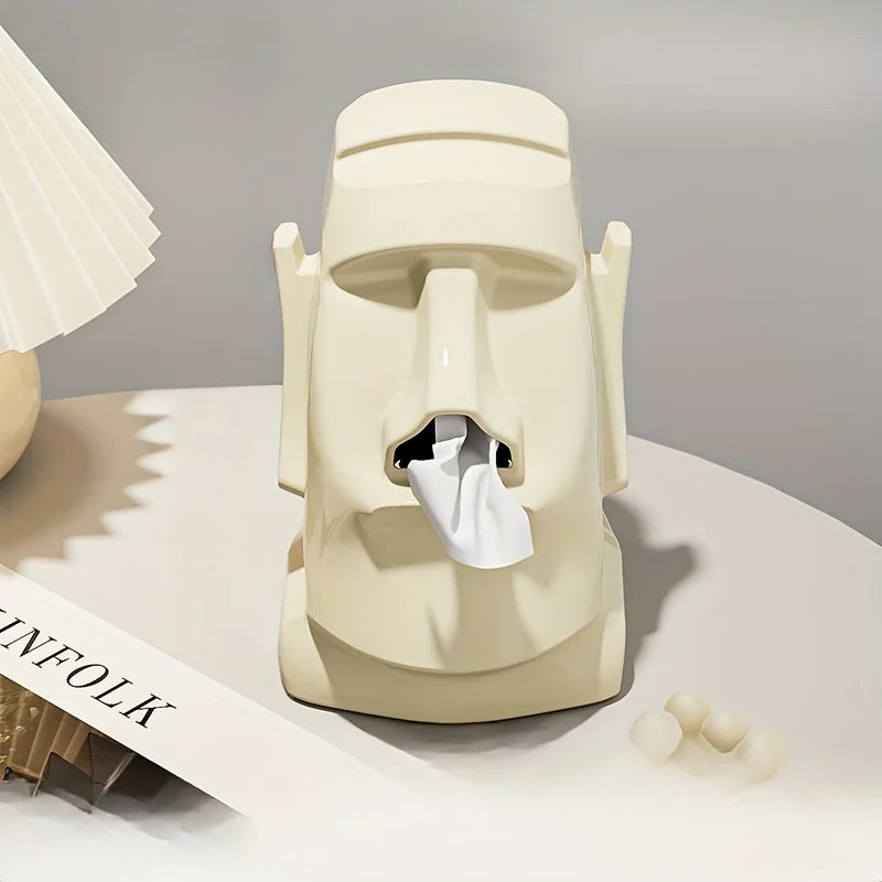 Tissue Box  Stone Figure