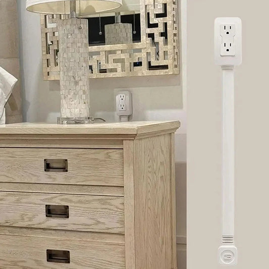 Power Socket Expander 2 Sockets 180°