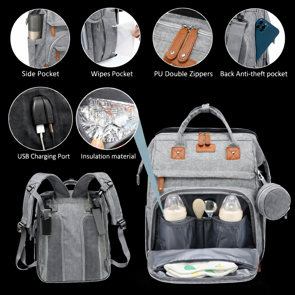 Backpack Foldable Baby Bed